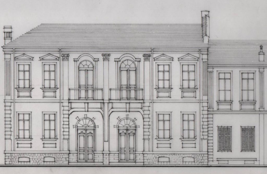 “Gounari” Building, architectural measure drawing: Achilleas Stoios, architect.